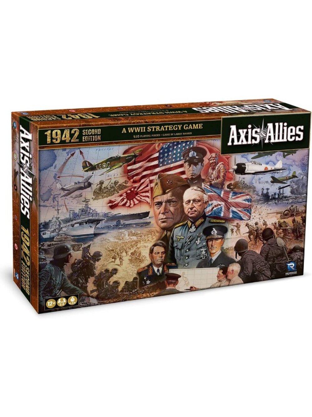 Axis & Allies 1942 Second Edition Strategy Board Game - Classic Multiplayer Fun